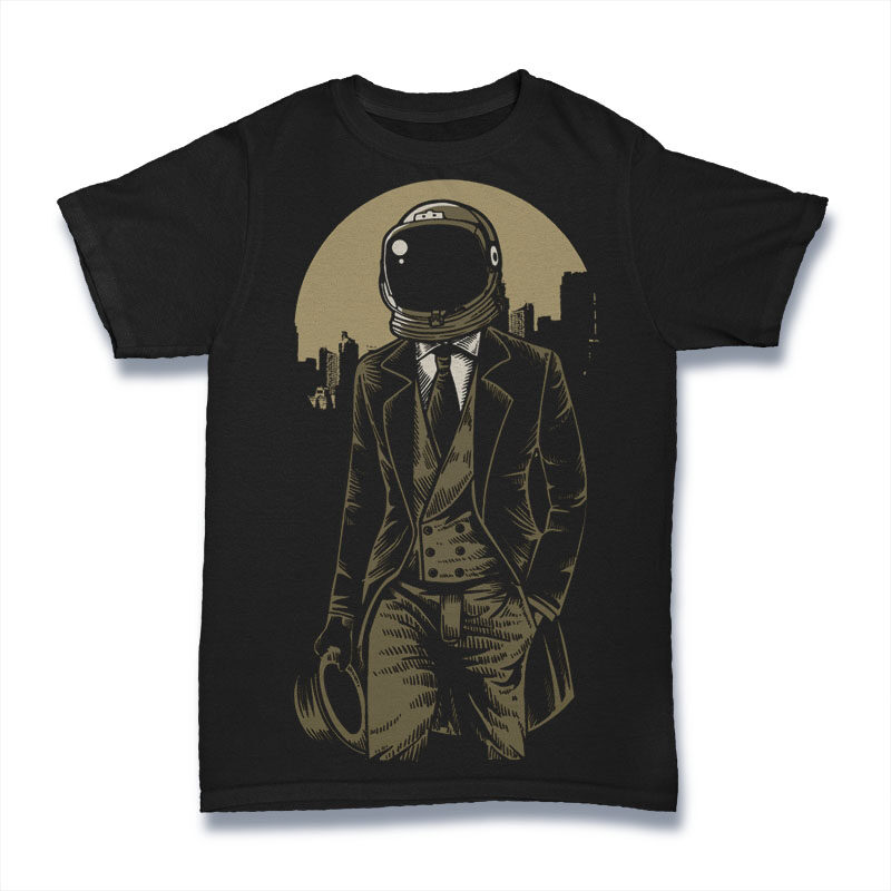 50 Astronaut Tshirt Designs Bundle