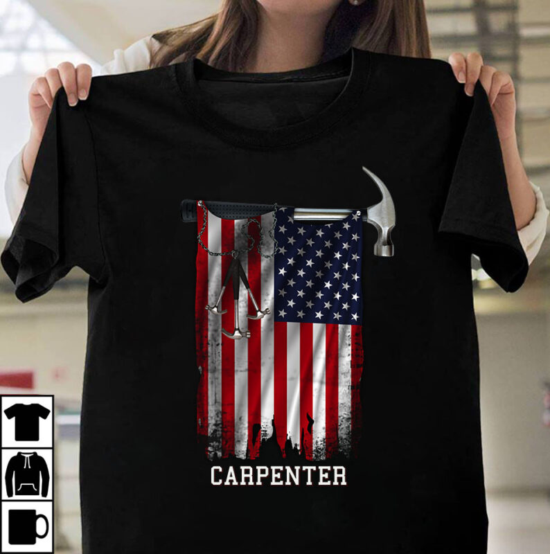t-shirt vector Carpenter Bundle Part 1 - 50 Designs - 90% OFF