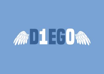 D1EG0 WINGS t shirt vector illustration