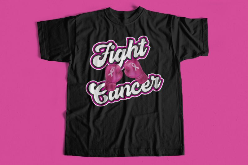 Fight Cancer T-Shirt Design for sale – T-Shirt design for Women