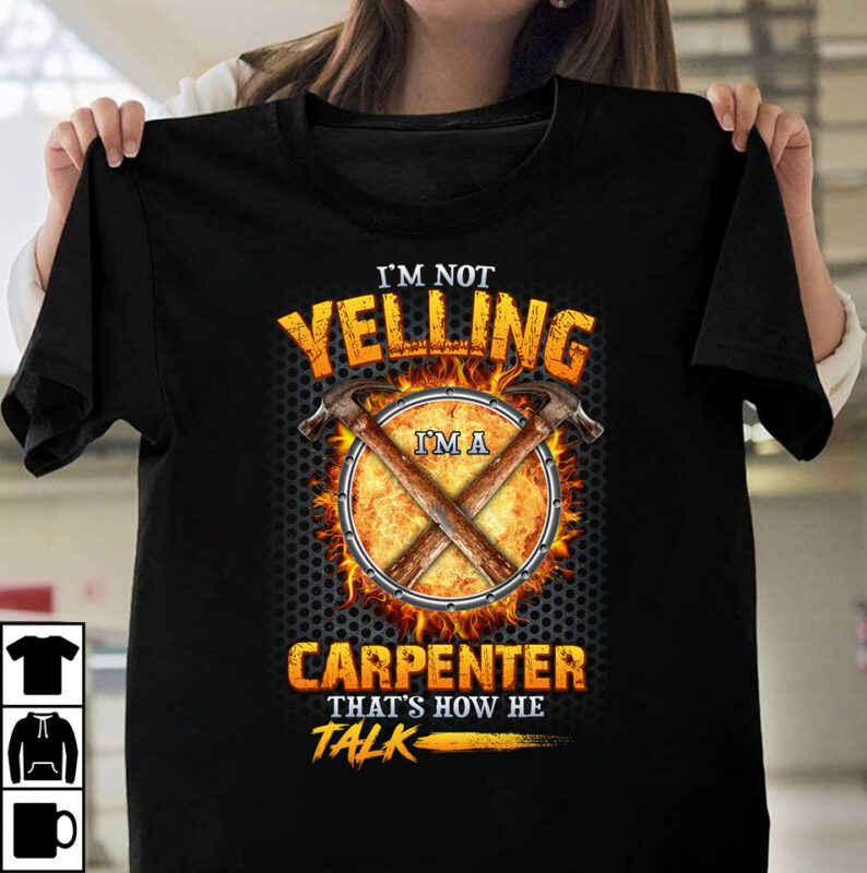 t-shirt vector Carpenter Bundle Part 1 - 50 Designs - 90% OFF