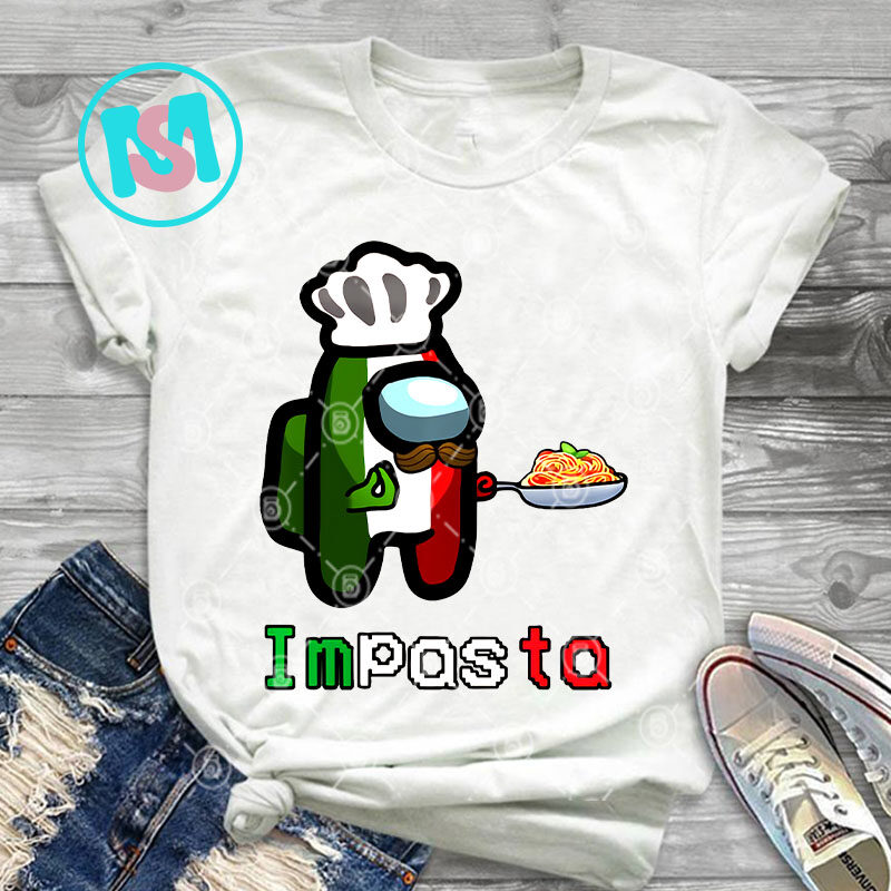 Impostor Pasta Impasta Among With Us Italia PNG, Pasta PNG, Chef PNG, Italia PNG, Holiday PNG, Digital Download