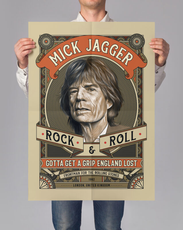 MICK JAGGER ROCK N ROLL