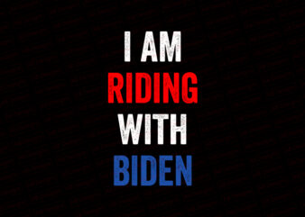 I am riding with biden T-Shirt Design
