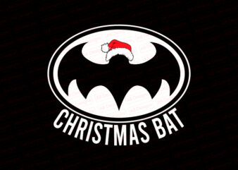 Christmas bat T-Shirt Design
