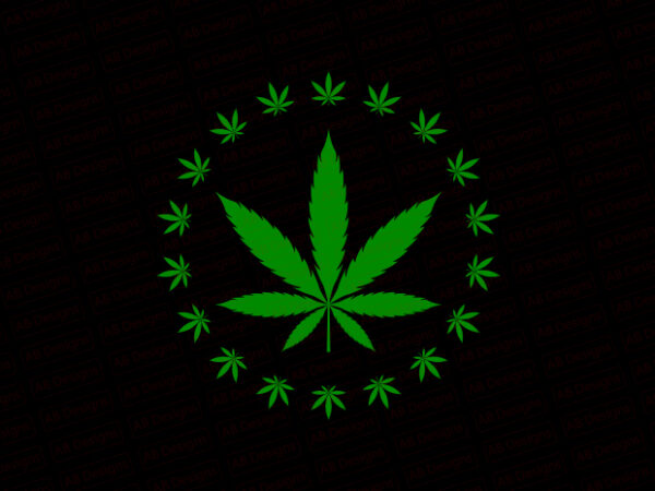 Weed t-shirt design