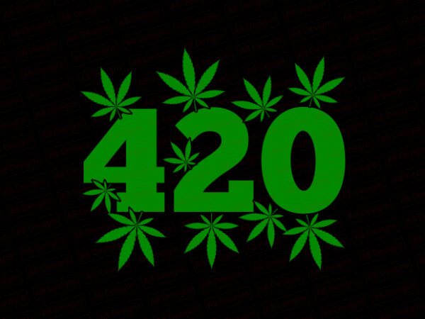420 weed t-shirt design