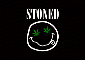 Stoned smile T-Shirt Design