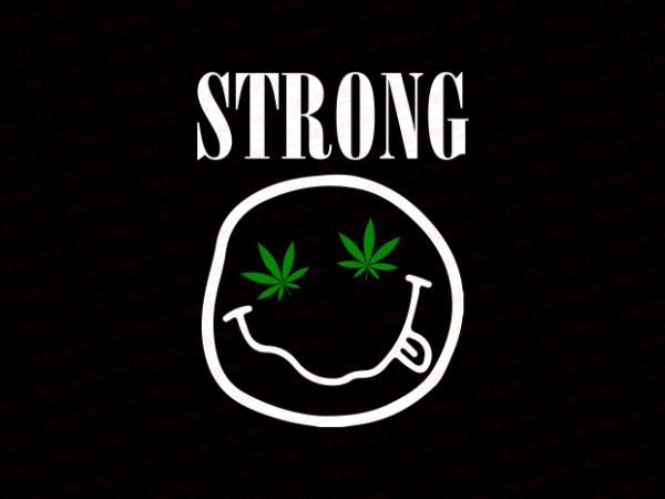 Strong smile t-shirt design