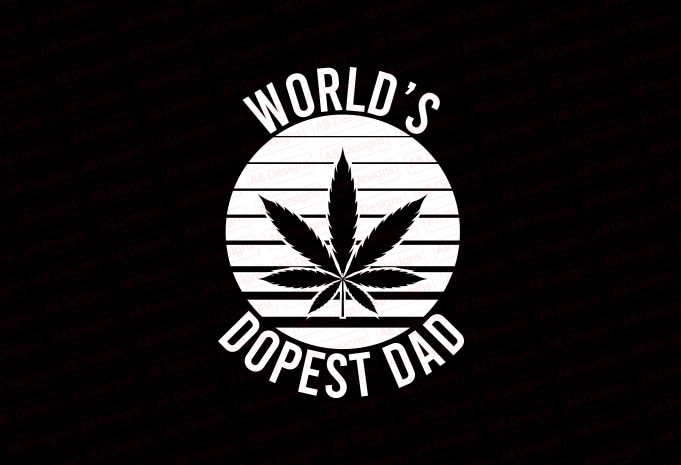 Worlds dopest dad T-Shirt Design