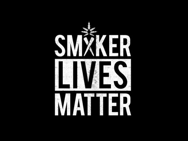 Smoker lives matter cannabis t shirt design, cannabis t shirt, smoker t shirt, stoner t-shirt design for sale