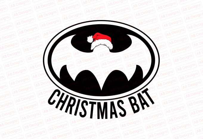 Christmas bat T-Shirt Design