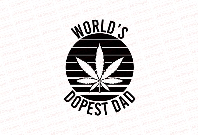 Worlds dopest dad T-Shirt Design