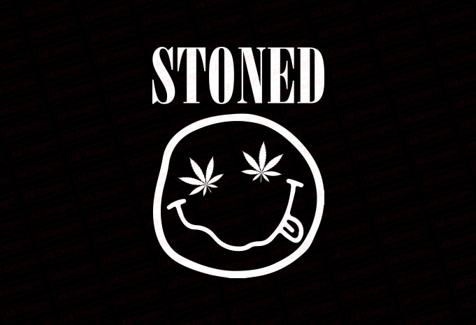 Stoned smile T-Shirt Design