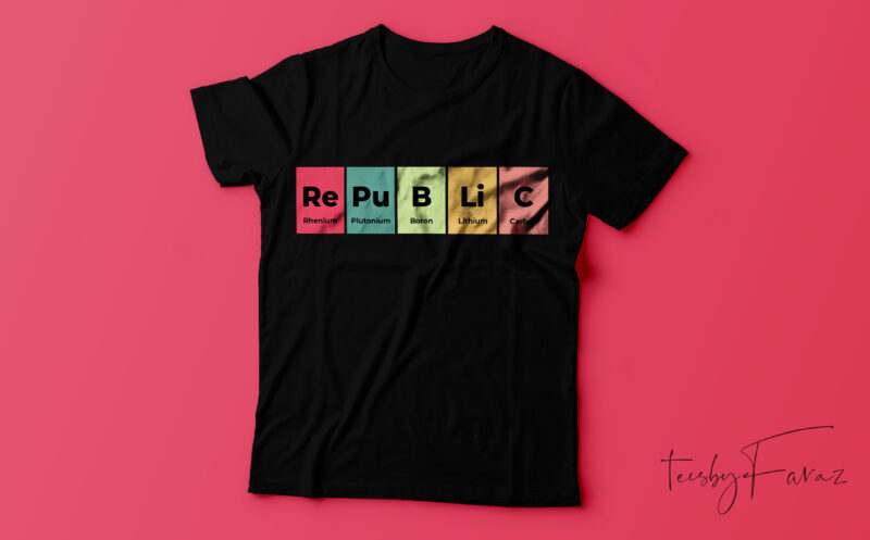 Pack of 50 Periodic table T shirt designs Volume II (Colored)