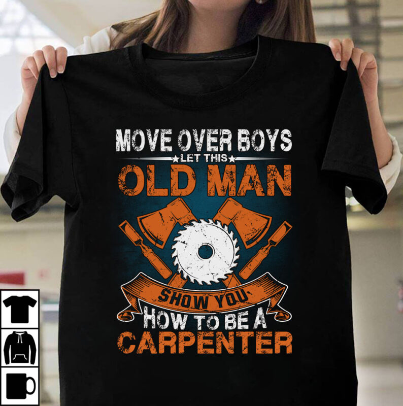 t-shirt vector Carpenter Bundle Part 1 - 50 Designs - 90% OFF
