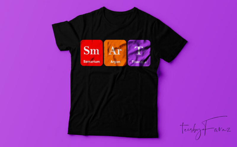 Pack of 50 Periodic table T shirt designs Volume II (Colored)