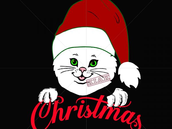 Kitten christmas t shirt template vector, christmas svg, funny christmas 2020 vector, christmas quote vector, noel scene svg, merry christmas vector, santa vector, christmas vector, merry christmas vector,