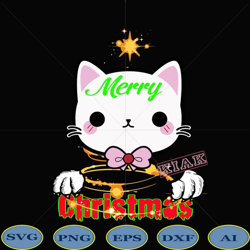 Kitten tree vector, Kittens Christmas Svg, Kitten christmas svg, Kitten christmas vector, Kitten in reindeer christmas vector, merry christmas Kitten, Cat christmas vector, Cat christmas png, Cat vector, Cat Svg,