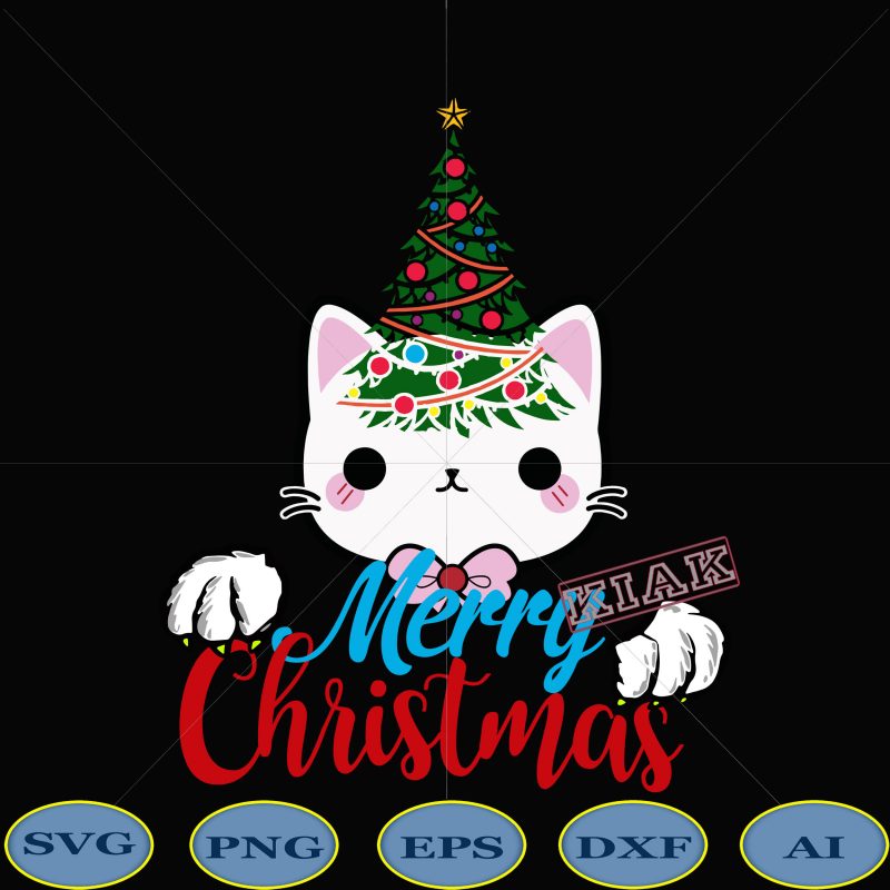 Kitten christmas 2020 vector, Kittens Christmas Svg, Kitten christmas svg, Kitten christmas vector, Kitten in reindeer christmas vector, merry christmas Kitten, Cat christmas vector, Cat christmas png, Cat vector, Cat
