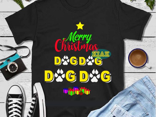 Dog christmas tree t shirt template vector svg, christmas dog vector, paws dog christmas tree vector, funny santa svg, christmas svg, funny christmas 2020 vector, christmas quote vector, noel scene
