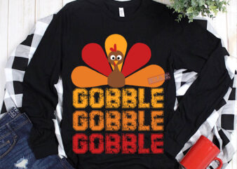 Gobble T shirt template vector, Turkey thanksgiving Svg, Thanksgiving 2020, Thanksgiving vector