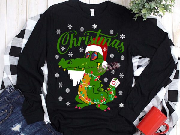Crocodile claus t shirt template vector, crocodile claus vector, christmas alligators were given toilet paper and a mask vector, merry christmas, christmas, christmas 2020 svg, funny christmas 2020, christmas quote