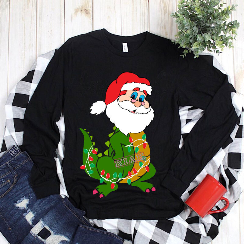 Funny Santa Claus crocodile t shirt template vector, Merry Christmas, Christmas, Christmas 2020 Svg, Funny Christmas 2020, Christmas quote vector, Christmas Tree logo, Noel scene Svg