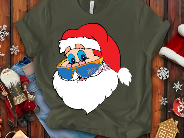 Santa in glasses cute t shirt template vector, social distancing vector, quarantine 2020 vector, merry christmas, christmas, christmas 2020 svg, funny christmas 2020, christmas quote vector, christmas tree logo, noel