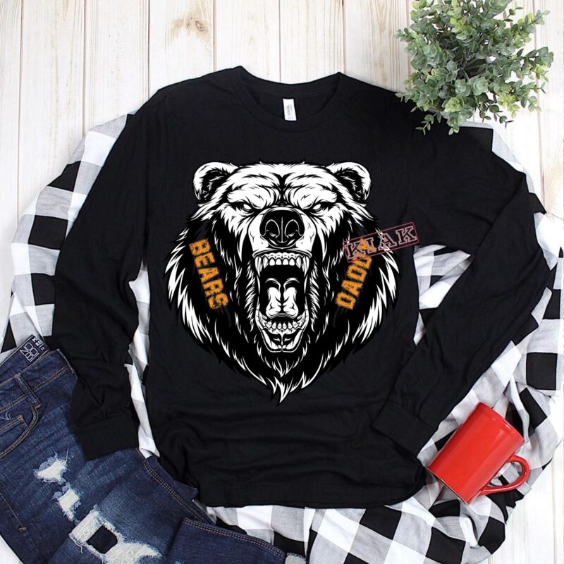 Download Bears Daddy vector, Bears Daddy svg, Bears Dad png , Bears ...