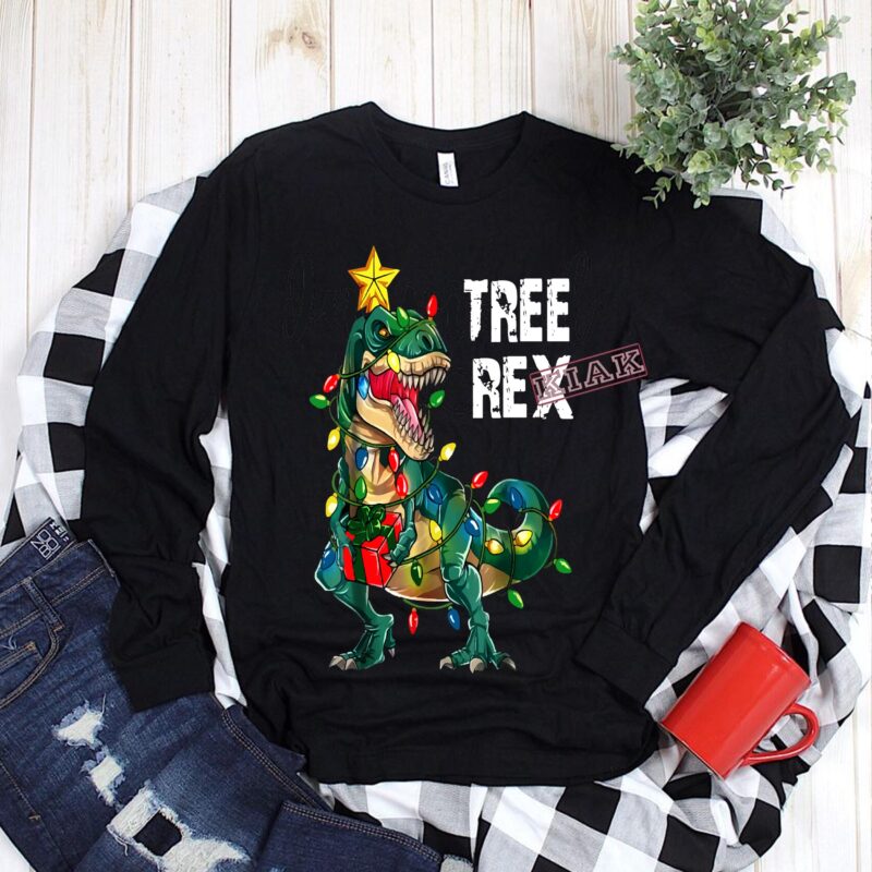 Dinosaurs tree rex vector, Tree rex Png, Merry Christmas, Christmas, Christmas 2020 Svg, Funny Christmas 2020, Merry Christmas vector, Santa vector, Noel scene Svg, Noel vector