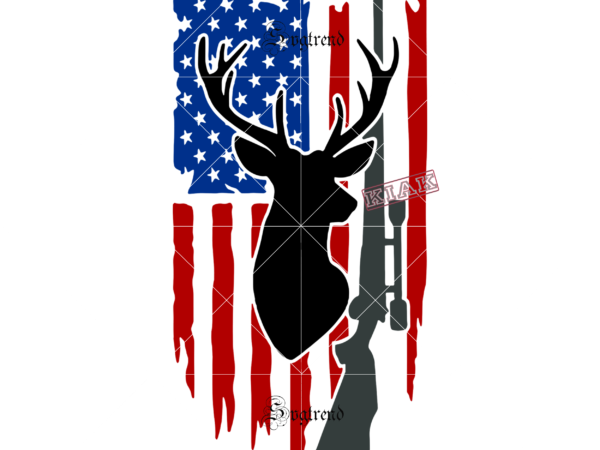 Hunting deer vector, deer hunt flag svg, deer distressed flag svg, deer flag svg, deer svg, deer american flag svg, hunting deer svg, 4th of july svg, usa flag, deer