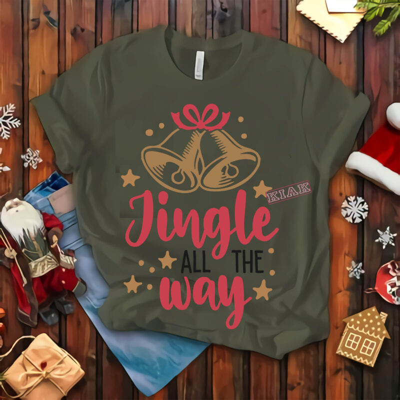 Jingle all the way Svg, Jingle all the way vector, Merry Christmas, Christmas, Christmas 2020 Svg, Funny Christmas 2020, Merry Christmas vector, Santa vector, Noel scene Svg, Noel vector