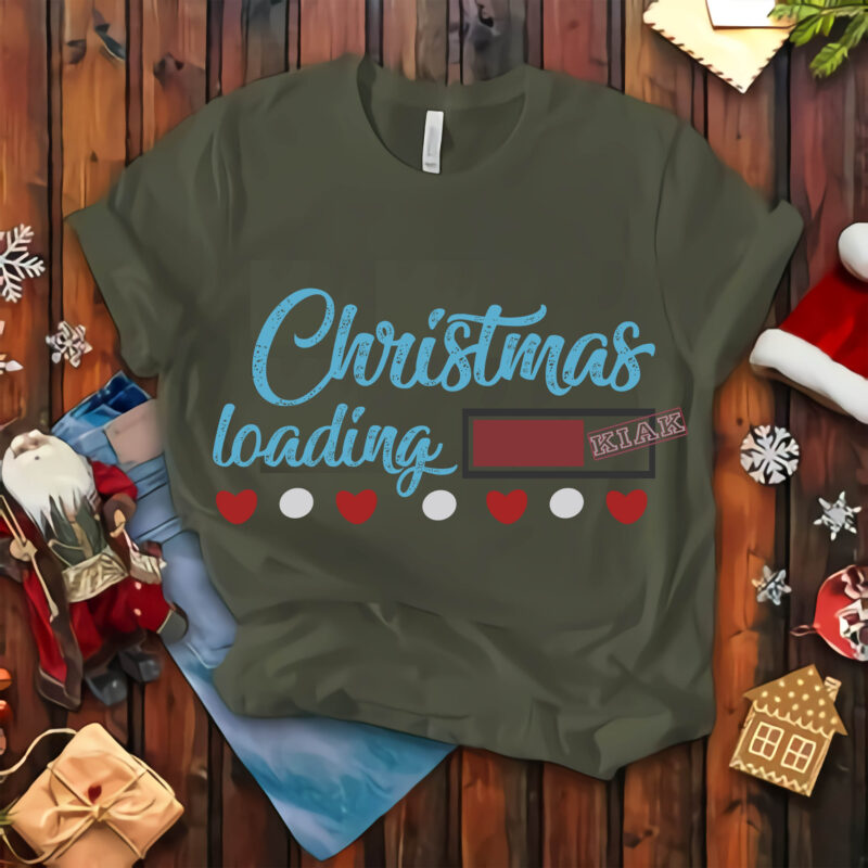 Christmas loading 2020 Svg, Christmas loading t shirt template vector, Merry Christmas, Christmas, Christmas 2020 Svg, Funny Christmas 2020, Merry Christmas vector, Santa vector, Noel scene Svg, Noel vector