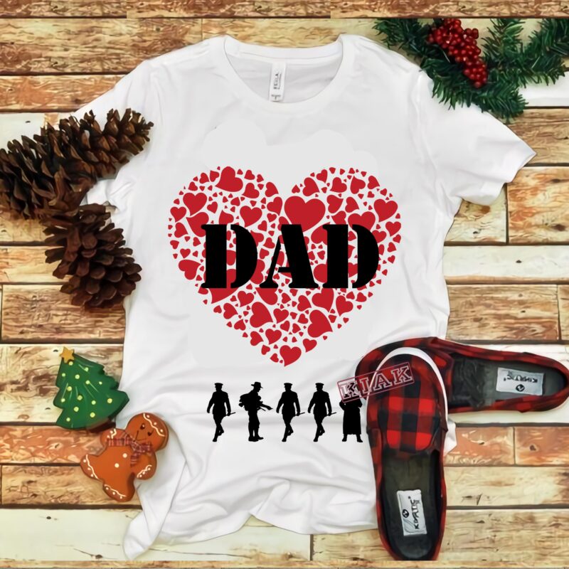 Dad in my heart Svg, Daddy vector, Dad Svg, Father vector, Father’s day Svg, Daddy Svg, Happy father’s day Svg, Papa Svg, Dad vector