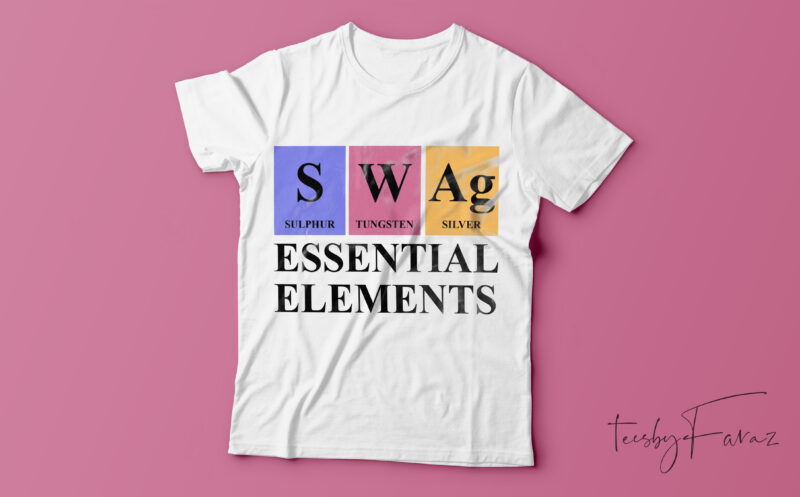 Pack of 50 Periodic table T shirt designs Volume II (Colored)