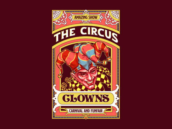 The circus t shirt designs for sale