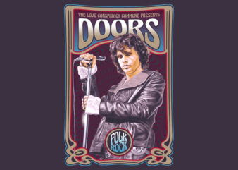 The Doors t shirt designs for sale