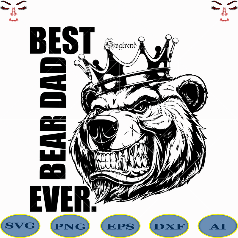 Free Best bear dad ever svg, dad svg, happy father’s day svg, funny father svg, father svg, papa svg, dad vector png, bear svg, dad bear vector