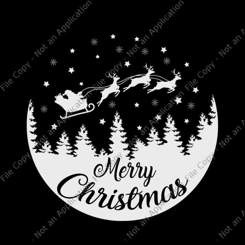 Download Merry Christmas Christmas Svg Flying Santa Svg Santa Svg Christmas Scene Merry Christmas Svg Christmas Vector Santa Vector Eps Dxf Png Svg File Buy T Shirt Designs