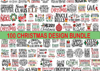 100 christmas tshirt design, bundle christmas, snow svg, snow christmas, christmas svg, christmas png, christmas vector, christmas design tshirt, santa vector, santa svg, holiday svg, merry christmas, merry christmas SVG,