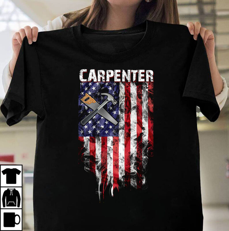 t-shirt vector Carpenter Bundle Part 1 - 50 Designs - 90% OFF