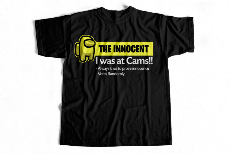 Yellow The Innocent Among Us – Trending T-Shirt design for sale – Imposter