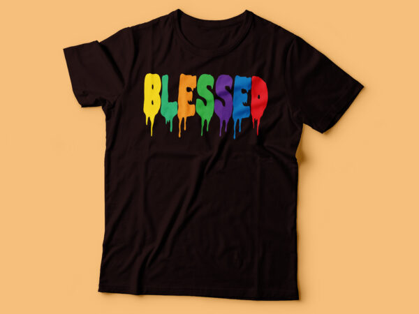 Blessed christian tshirt design | bible tshirt design
