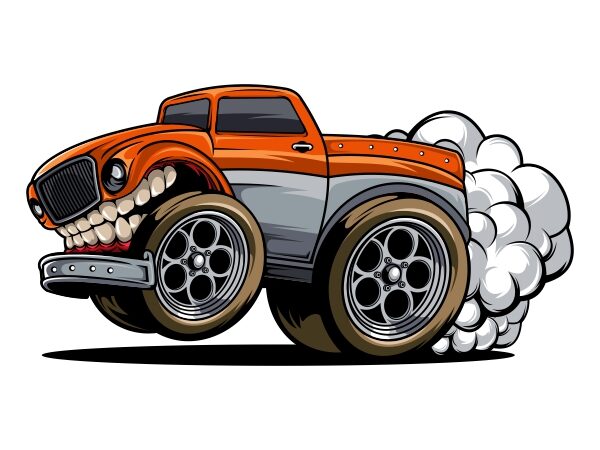 Truck with exhaust fumes t shirt designs for sale Truck with exhaust fumes t shirt designs for sale