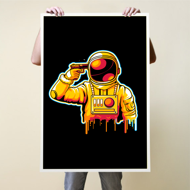 t-shirt vector Astronaut T-shirt Designs Bundle Part 5