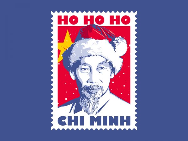 Ho ho ho chi minh graphic t shirt