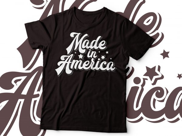 Made in american usa tshirt design |patriot design