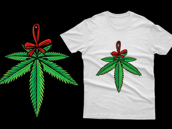 Mistlestoned cannabis weed marijuana parody 100% vector Mistlestoned cannabis weed marijuana parody 100% vector
