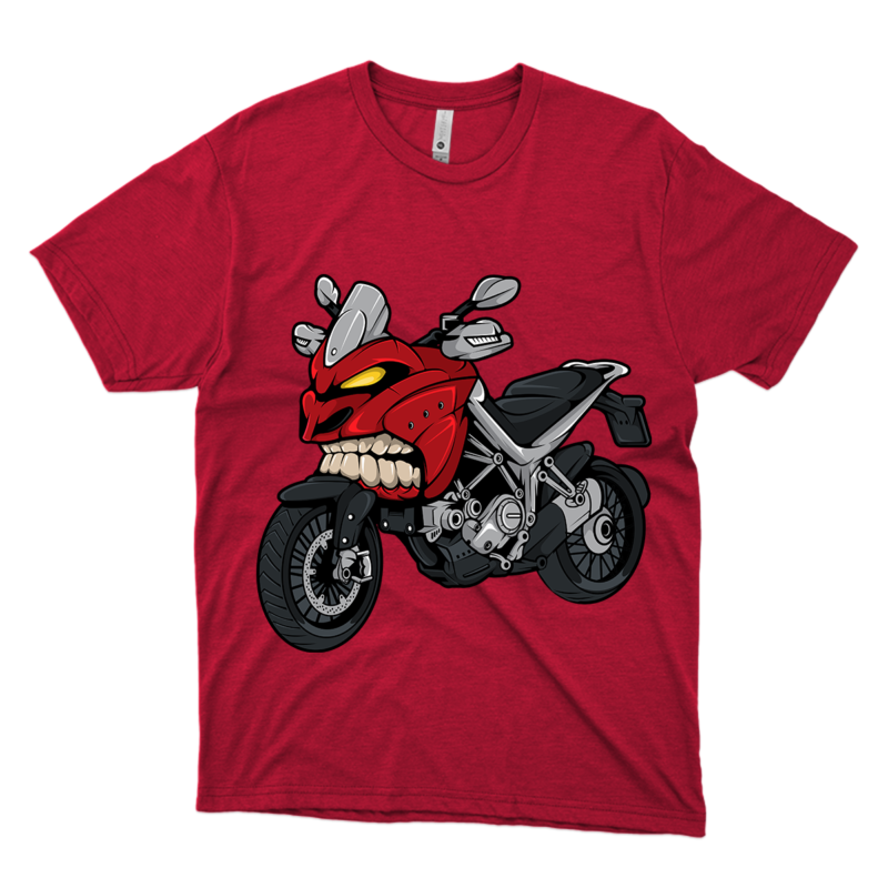 Motorcycles T-Shirt Design Concept